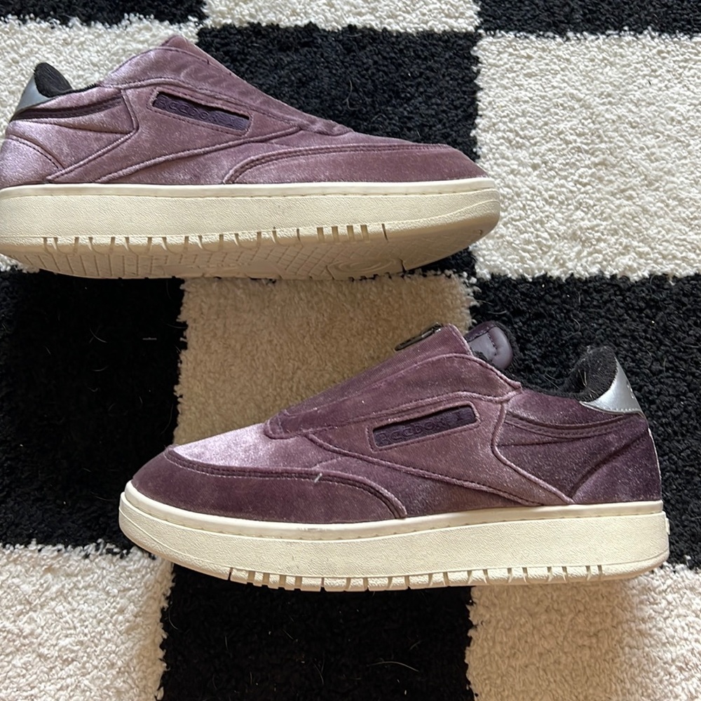 Purple suede Reeboks! Never worn